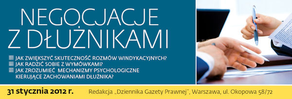 Negocjacje z dłużnikami