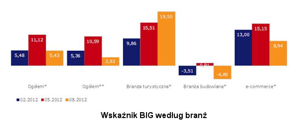 BIG według branź